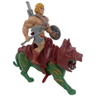 Vintage Masters of the Universe He-Man & Battle Cat Complete Figure 1981 Mattel