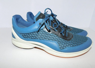 Ecco Biom Fjuel Blue Lace Up Athletic Running Shoes Women's EU 42 US 11-11.5