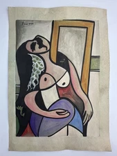 Pablo Picasso COA Art Painting Original Drawing Vintage Paper Signed