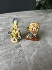 2x Vintage vintage Wade porcelain figurine of Jill  & Humpty Dumpty 