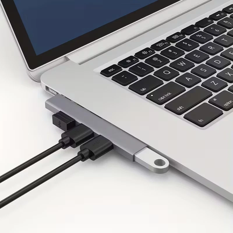 2pcs USB C to USB Hub 4 Ports, Multiport Adapter, USB 3.0 Port Type C Docking US