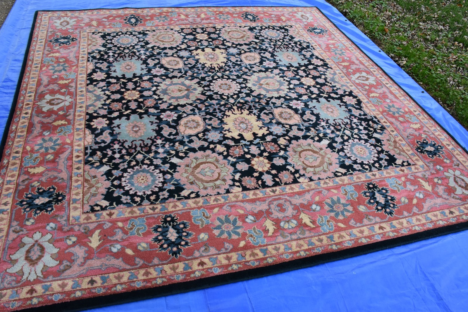 KARASTAN WILLIAMSBUR RUG 559 KURDISH 8.2x8.2 Square Very Nice