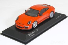 Minichamps 1 43 Porsche 911R 991 2016 Lava Orange No Stripe Limited to 188 units