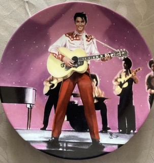 Elvis Presley in Loving You limited edition Bradford exchange plate
