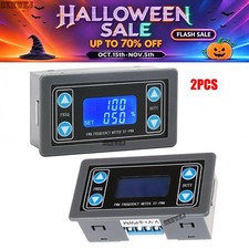 2PCS PWM Signal Generator Module Adjustable PWM Pulse Frequency Adjustable Meter