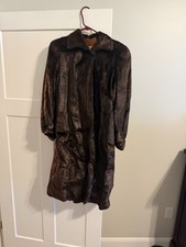 Vintage full length chocolate ladies mink coat. No defect, no blemishes 