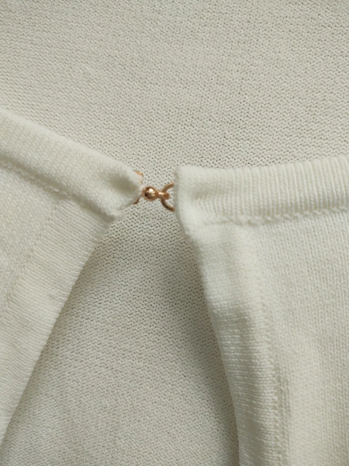 Chaqueta Cárdigan Ivanka Trump Talla XL/TG Mangas Largas con Detalle de Volantes Plisados Foto 4 de 4