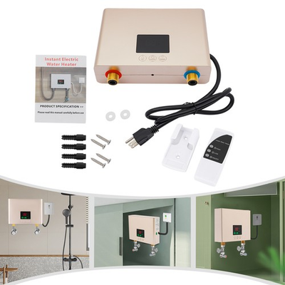 #ad #ad Electric Tankless Water Heater 3000W Instant Hot Water Heater with LED Display $56.62