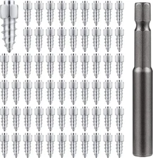 100pcs Screw in Tire Studs, 9mm Wheel Tyre Studs for Ice and Snow Tire Spikes..