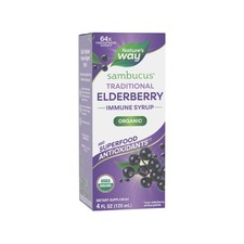 3/27 Nature's Way Sambucus Traditional Immune Elderberry Syrup for Ages 7 , Trad