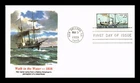 DR JIM STAMPS US COVER WALK IN THE WATER STEAMBOATS FIRST DAY ISSUE FLEETWOOD