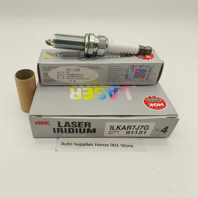 4PCS NGK ILKAR7J7G 91121 Spark Plug For Renault Captur Kadjar Qashqai Smart 