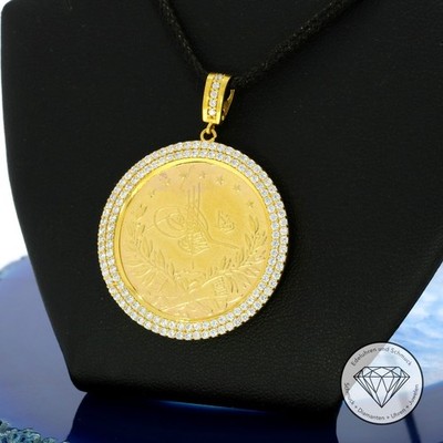 SONDERAKTION WERT 3.700,- Münze 250 Piaster 916 Gold 22k 22 KT + 14 KT XXYY