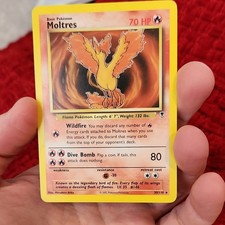Pokémon Moltres Legendary Collection Rare 70 HP 30/110 Regular Card 2002