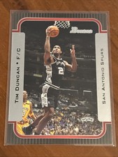 2003-04 Bowman Rookies & Stars - Tim Duncan #40 Spurs HOF NM+