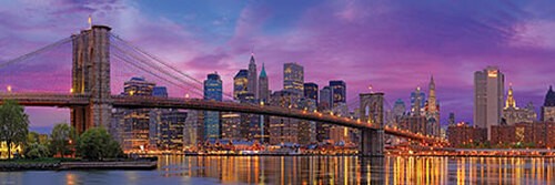 Puzzle (1000 T.) 360° Blick Auf Die Brooklyn Bridge (Eurographics) Neu/Ovp-image