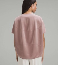 Lululemon Back In Action Short Sleeve Pique Rose And Blue Set Of Two