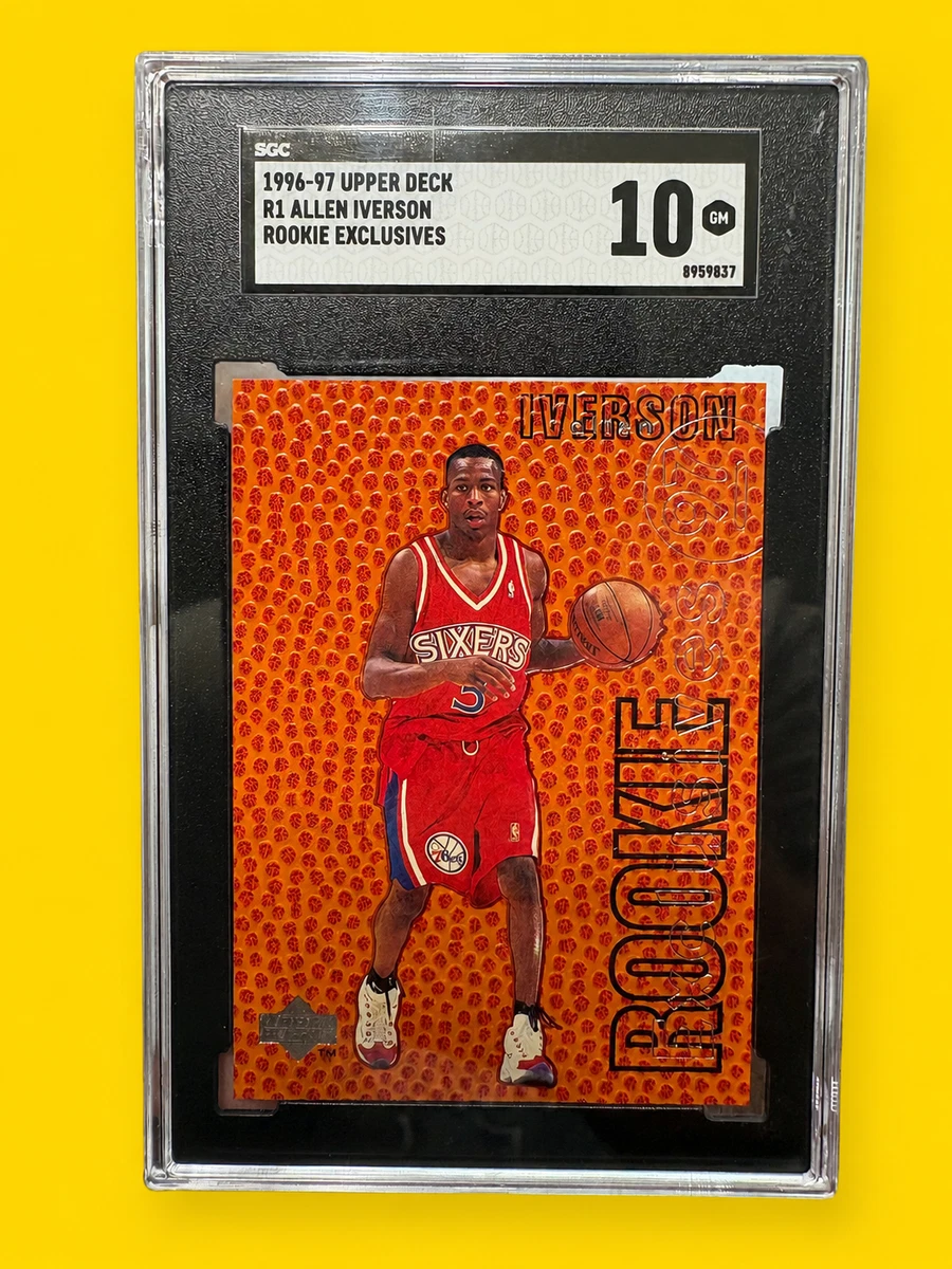 Allen Iverson 10 Graded Basketball Sports Trading Cards