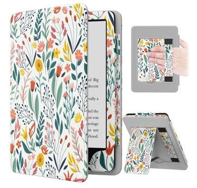 MoKo Case for 7''/6.8'' Kindle Paperwhite (12th/11th Generation-2024/2021) Flowers