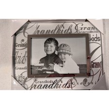 Malden International Designs Grandkids Photo Frame 4x6 Silver Tone Glass