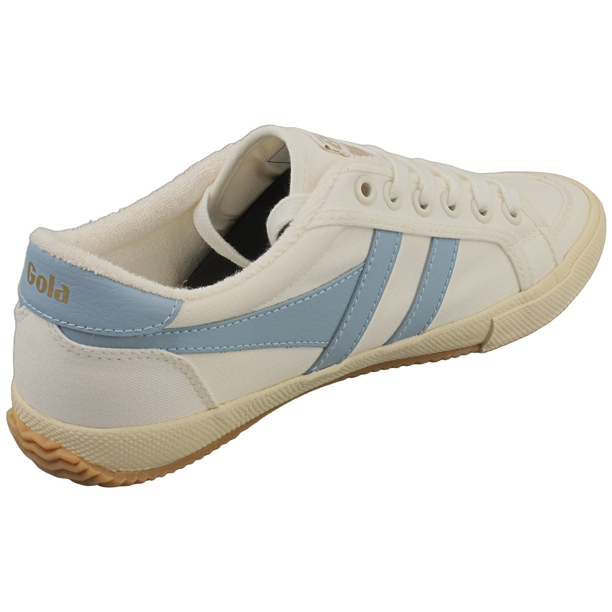 Gola Stratus Womens Fashion Sneakers in Off White Blue - 6 US View 2