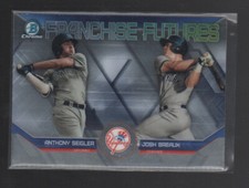 ANTHONY SEIGLER / JOSH BREAUX 2018 BOWMAN DRAFT FRANCHISE FUTURES #FF-NYY