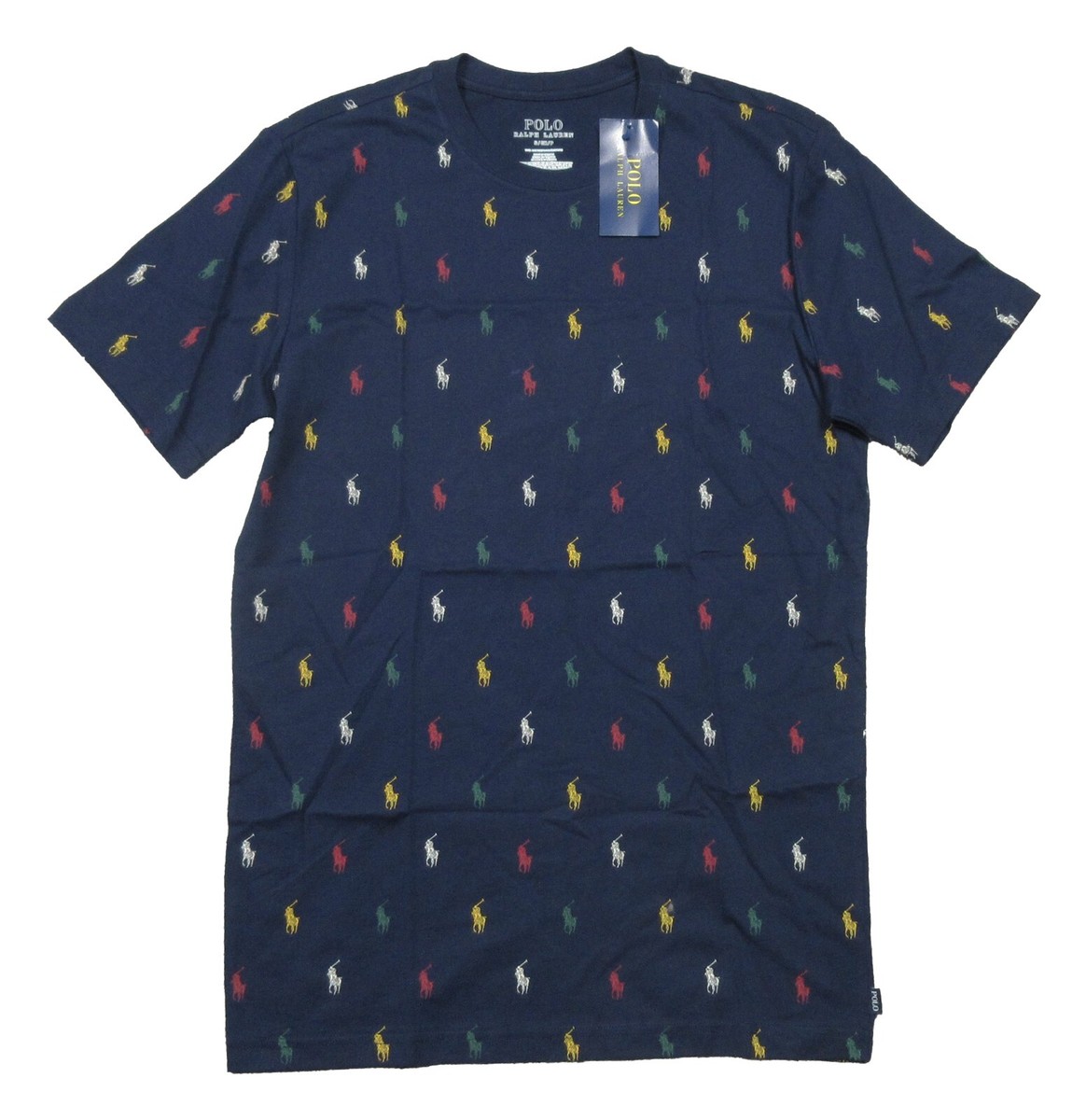 Sleep Shirt Polo Allover Pony Shirt Allover Pony Cotton Jersey