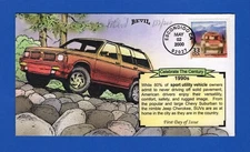 Scott 3191m Sports Utility Vehicles 1990s CTC HP FDC by Bevil Main Lot 200 Made