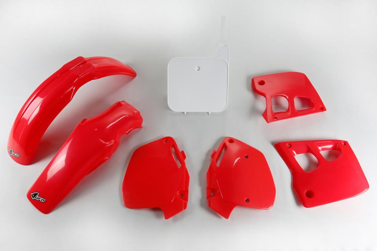 Plastic Kit Fits Honda Cr 125 R 91-92 Cr Red-W