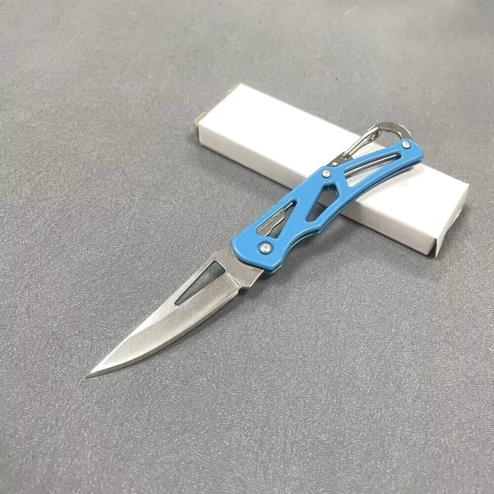 Mini Titan Messer ca. 13 cm Gesamtlänge 6 Farben mit Gravur - Bild 2 von 4