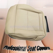 For 2010 2012 2013 Mercedes Benz E350 Driver Bottom Leather Seat Cover Beige Tan
