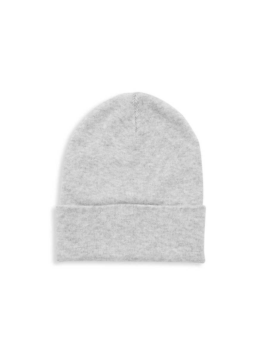 UGG Curly Boucle Chunky Knit Cuffed Beanie Hat Wool Blend Leather Logo Dark Gray UGG BEANIE CHUNKY CUFF KNIT CAP HAT ONE SIZE GRAY TONE  main image 4