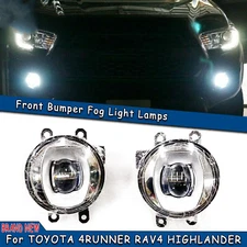 White LED Fog Light Driving Light For Toyota,4RUNNER,RAV4,HIGHLANDER