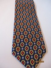 Jos A Bank Blue Silk Neck Tie