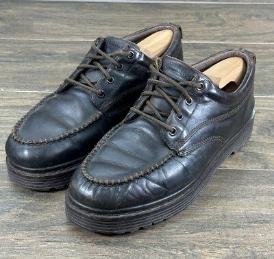 Vintage Skechers Boots Mens 13 Chocolate Brown Leather Moc 