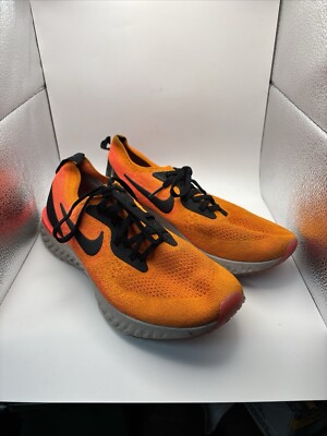 Nike aq0070 Womens Epic React Flyknit Running Shoes Orange Size 9