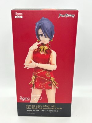 Figma 569 Female Body (Mika) with Mini Skirt Chinese Dress Outfit