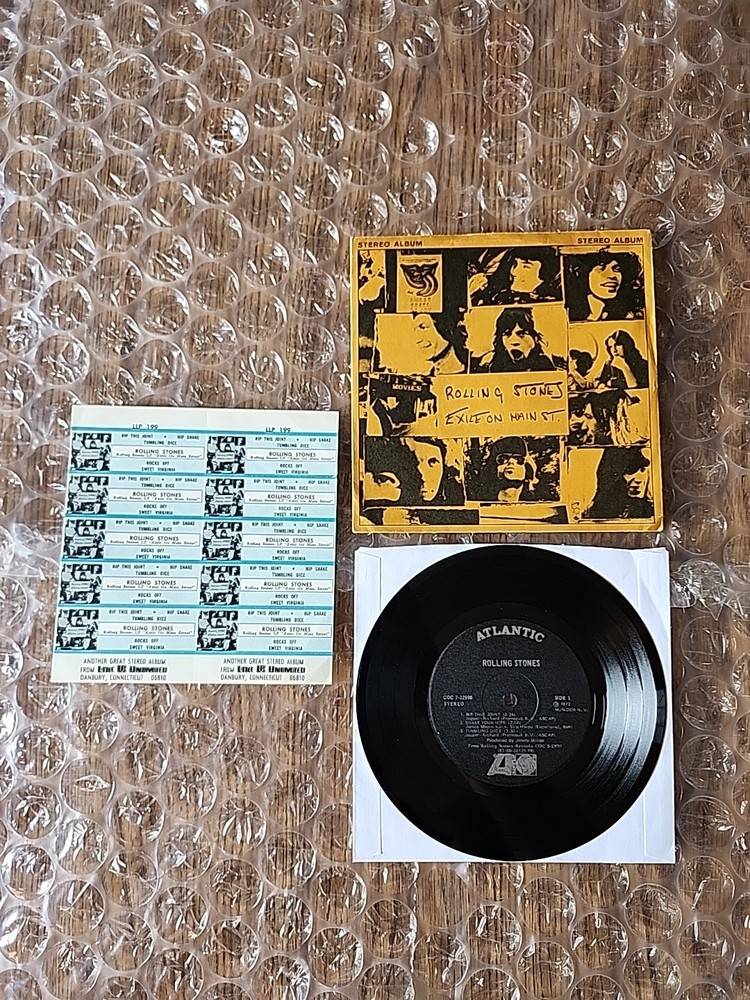 The Rolling Stones 'Exile On Main Street' 1972 Jukebox 7