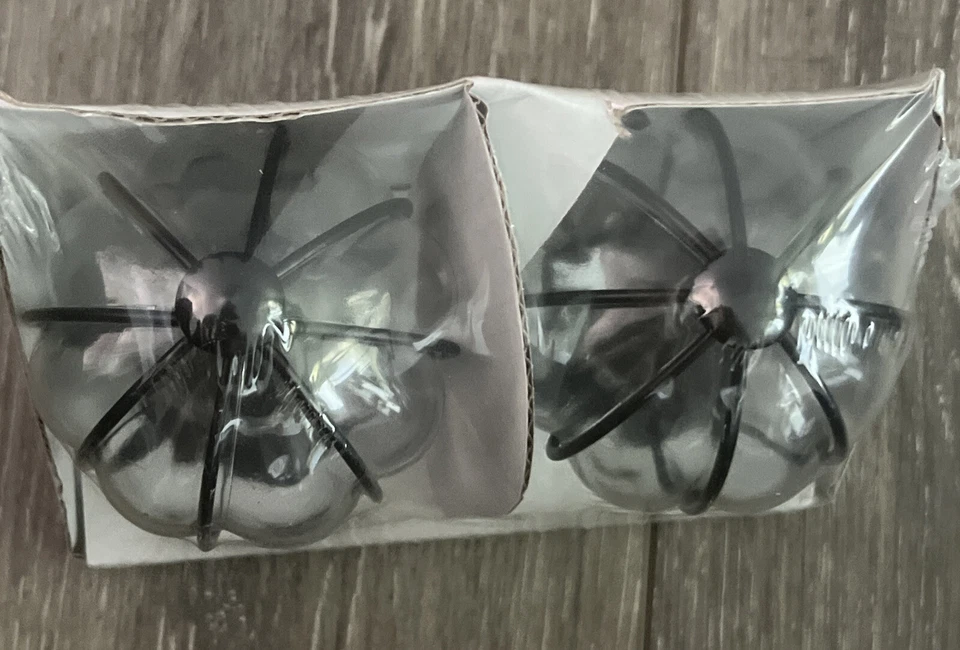 Globo de Vidro Explosivo IKEA, Cortina Preta Vara Redonda Acabamentos Tampas 20569 Conjunto NOVO - Imagem 2 de 4