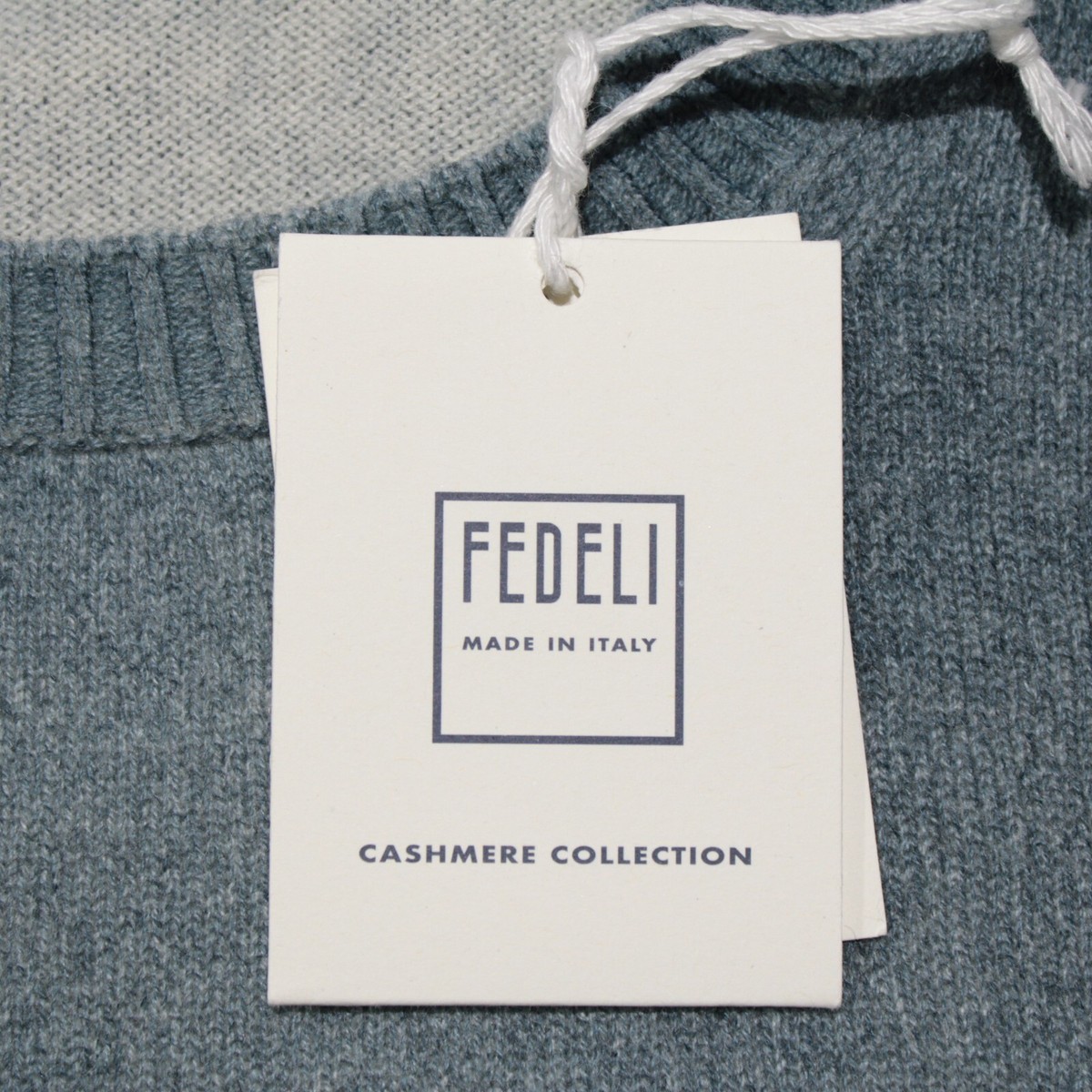 トップス FEDELI \"CASHMERE 100%\" made in italy Fedeli NWT 100% Cashmere Crew Neck Sweater Size 46 US XS
