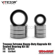 For Traxxas Compatible Extreme Heavy-Duty Upgrade Kit Sealed Bearing Kit 8Pcs