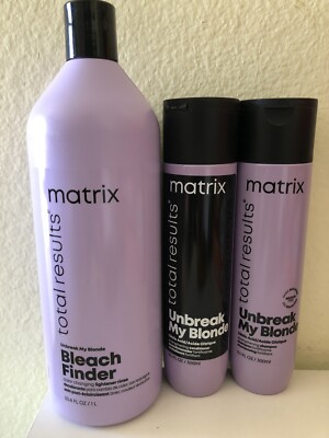Matrix Total Results Unbreak My Blonde Shampoo & Conditioner Plus Bleach Finder