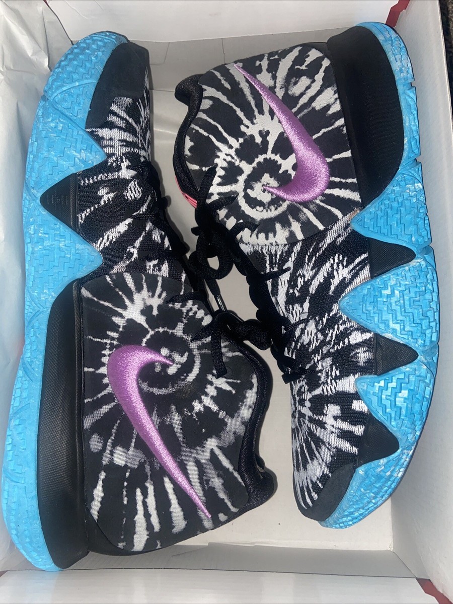 kyrie 4 purple and black