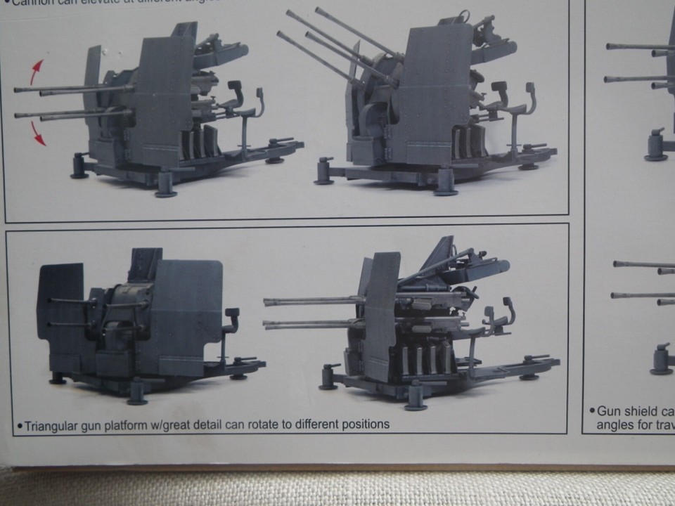 Dragon No. 75108 German Flakvierling 1/6 scale Plastic Model Kit | eBay