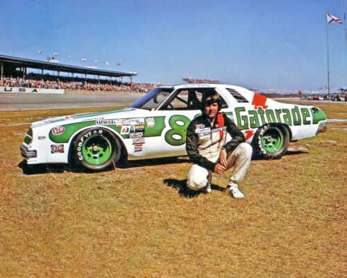 Darrell Waltrip NASCAR Car & Driver Pose 8"X10" Glossy Photo Print 59I - 第 1/1 張圖片