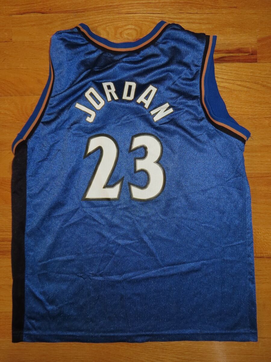 Vintage Champion MICHAEL JORDAN No 23 WASHINGTON WIZARDS (Youth LG 14-16)  Jersey