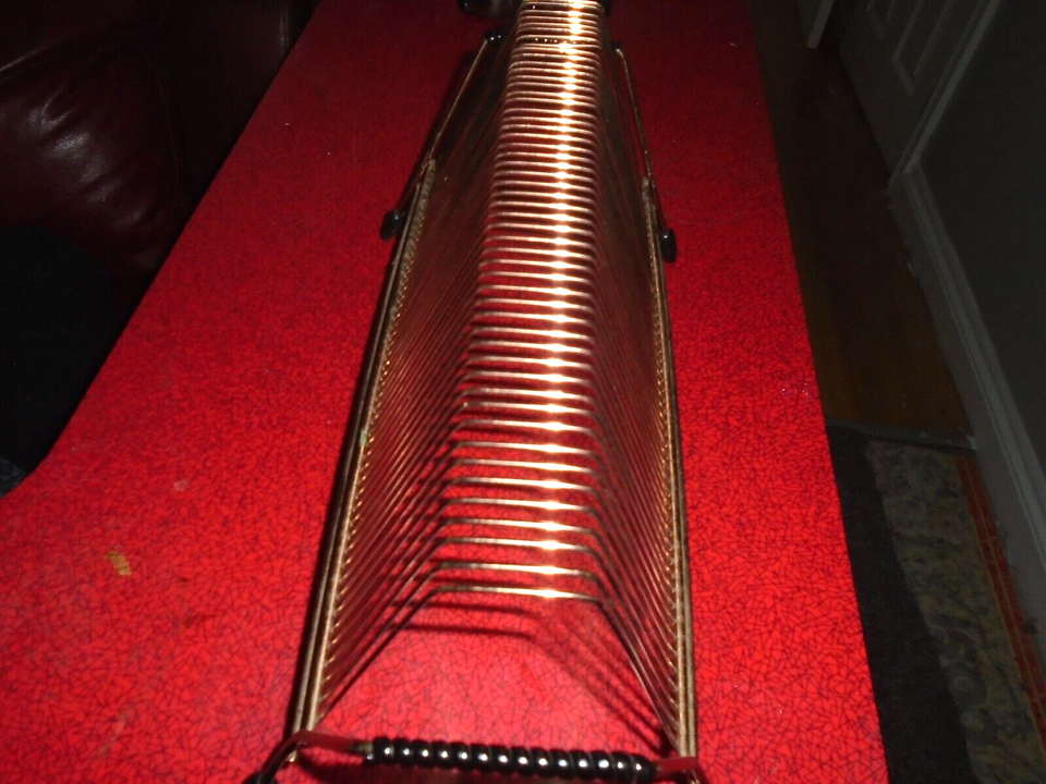 Vintage Wire 14" Vinyl rose gold Record Metal Storage Rack eBay