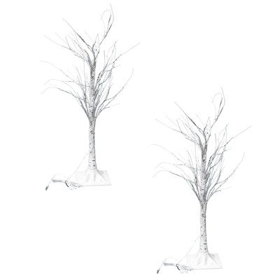2 Pcs Baum Form Lampe Weihnachten Tisch Indoor Lichter String