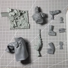 1/16 Resin Erwin Rommel w/Tomb Unpainted Unassembled x16224-1872