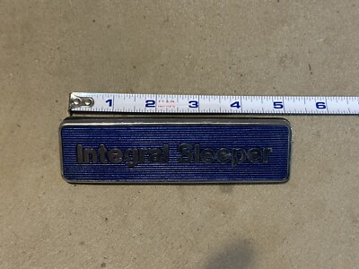 WhiteGMC Integral Sleeper Emblem